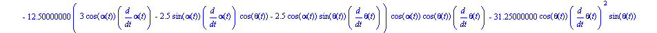 ecua := [135*sin(alpha(t))^2*diff(alpha(t), `$`(t, 2))+135*cos(alpha(t))^2*diff(alpha(t), `$`(t, 2))+23.43750000*cos(1.200000000*alpha(t))^2*diff(alpha(t), `$`(t, 2))+23.43750000*sin(1.200000000*alpha...