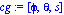 cg := [phi, theta, s]