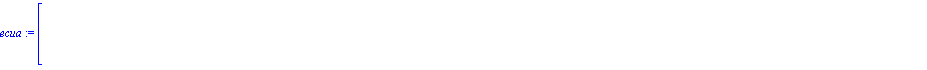 ecua := [1/2*diff(phi(t), `$`(t, 2))*M*R^2+2*m*diff(s(t), t)*diff(phi(t), t)*l*sin(theta(t))+2*m*s(t)*diff(phi(t), `$`(t, 2))*l*sin(theta(t))+2*m*s(t)*diff(phi(t), t)*l*cos(theta(t))*diff(theta(t), t)...