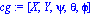 cg := [X, Y, psi, theta, phi]