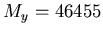 $M_y=46455$