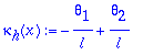 kappa[h](x) := -theta[1]/l+theta[2]/l