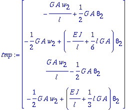 tmp := matrix([[-G*A*w[2]/l+1/2*G*A*theta[2]], [-1/...