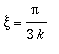 xi = Pi/(3*k)
